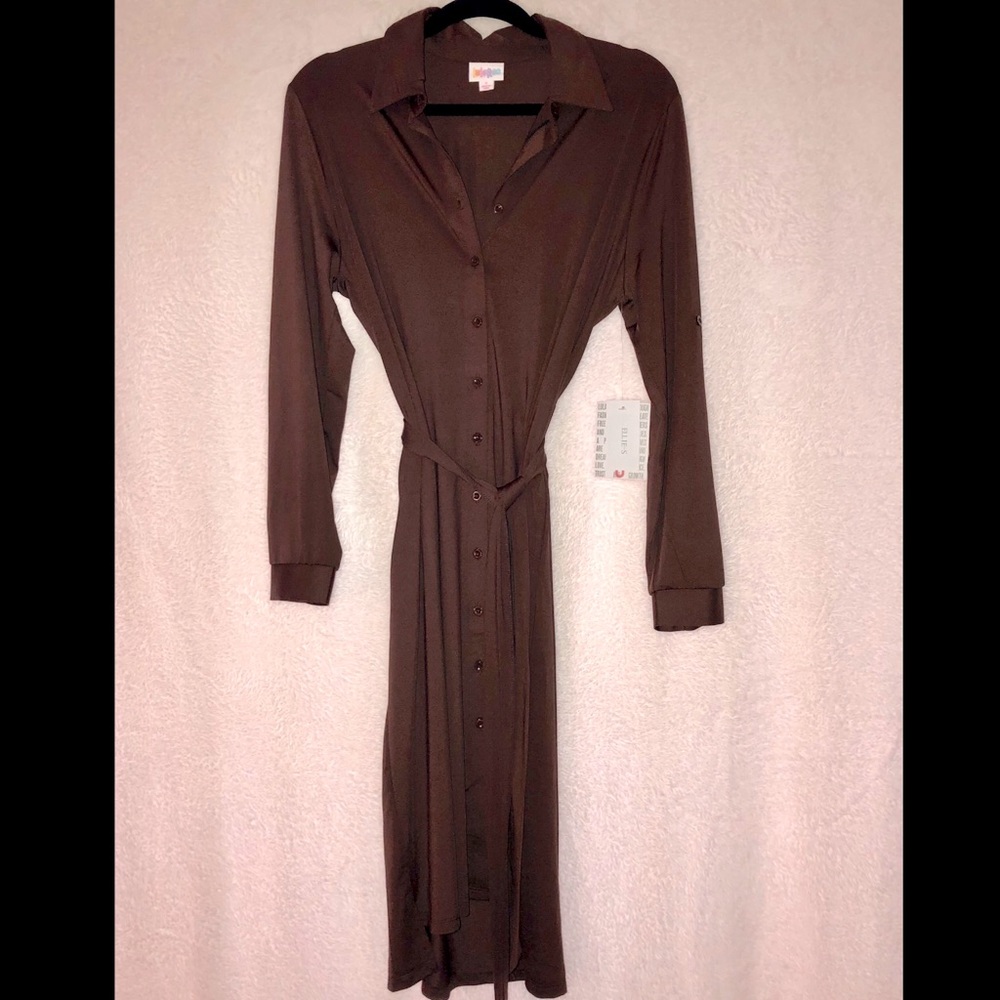 LulaRoe Ellie Dress NWT Color Chocolate